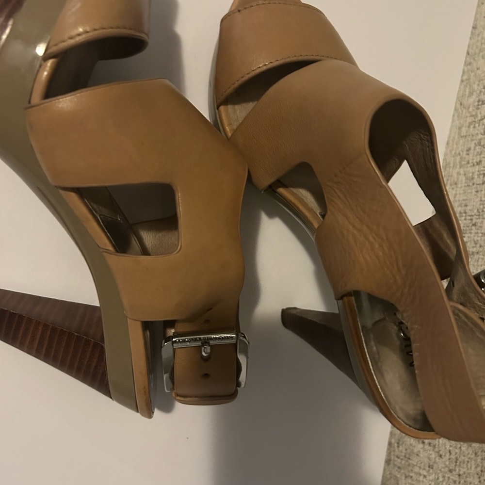 Michael Kors Tan Leather Heels